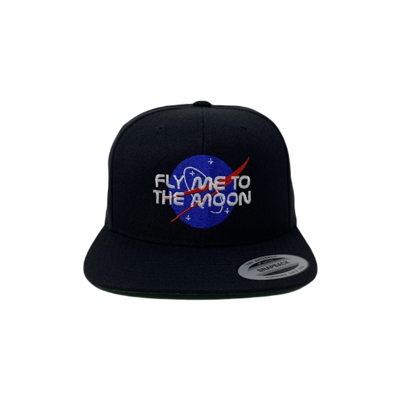 Unbranded Other - Fly Me To The Moon Snapback Hat Cap Space Stars Frank Throwback Oldie But Goodie